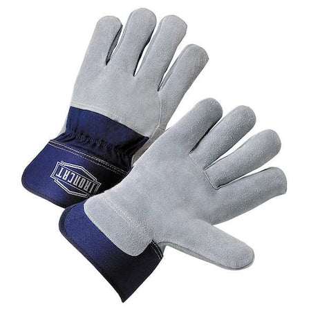 Pip IC6/XL Lthr Palm Gloves Cowhide Blu/Gray XL PK12