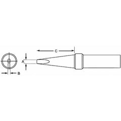 Weller PTE8 Soldering Tip 15/64 In.