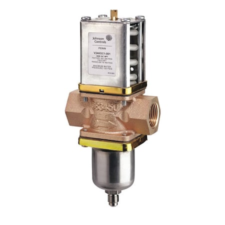 JOHNSON CONTROLS V246HC1-001C Two-Way Water-Regulating Valve 3/4 inch NPT