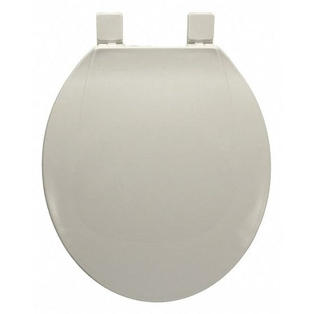 Jones Stephens C803200 Standard Plastic Seat, Wht, Rnd Close Frnt, With Cover, Round, White