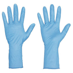 MCR Safety 6012M NitriMed Disposable Gloves Powder Free Textured 6 mil Medium Blue