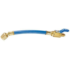 Yellow Jacket 25202 FlexFlow Charging Hose 1/4 Inch Blue 9 Inch Length 800 PSI