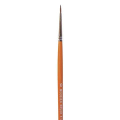 Wooster F1627-0 #0 Artist Paint Brush Red Sable Bristle Wood Handle 1