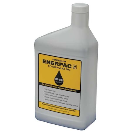 Enerpac HF100 1 qt Hydraulic Oil Bottle 32 ISO Viscosity