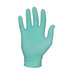 Showa 1005L Disposable Natural Rubber Latex Gloves, Large, Green