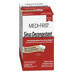 Medi-First 80948 Sinus Decongestant Tablet PK250