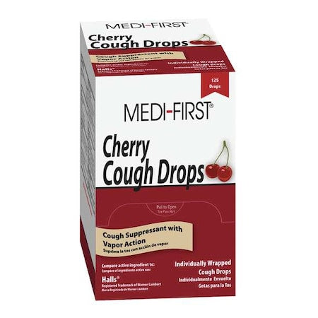 Medi-First 81525 Cough Drops Lozenge 7.6mg PK125