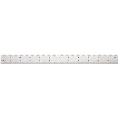 General Tools CF1264 Ultra Test Flex Steel Rule 12 Inch Rigid 4R Grad