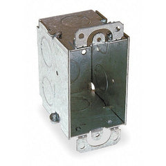 RACO 500 1-Gang Metal Switch Box, Gangable with Knockouts, 3 Inch x 2 Inch