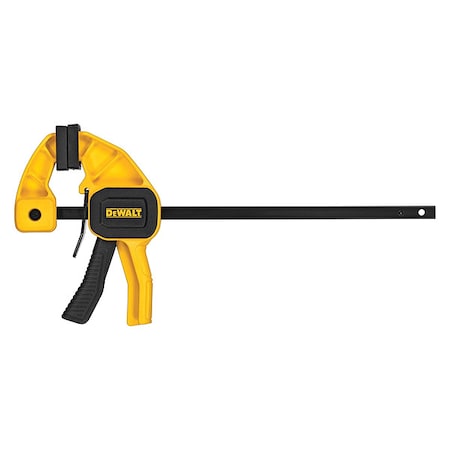 Dewalt DWHT83191 4-1/2 Bar Clamp Resin Handle and 1 1/2 in Throat Depth