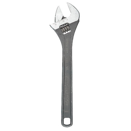 Channellock 815N Adj. Wrench, 15, 1-21/32 Cap.