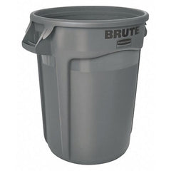 Rubbermaid Commercial FG262000GRAY BRUTE Round Container Without Lid 20 gal Heavy-Duty Plastic Gray