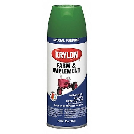 Krylon K01934000 Spray Paint John Deere Yellow High Gloss 12 oz