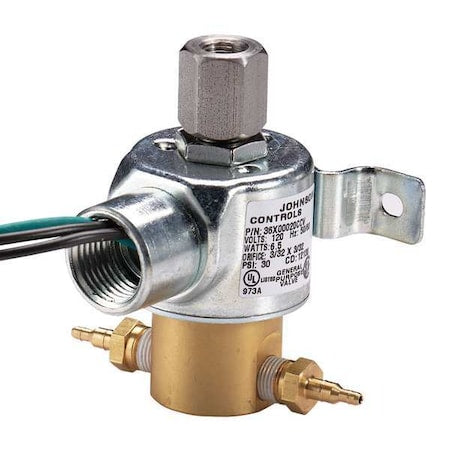 Johnson Controls V-2410-2 Three-Way Solenoid Air Valve 120V