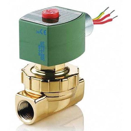 ASCO 8220G408 3/4 Inch NC Solenoid Valve Brass Body