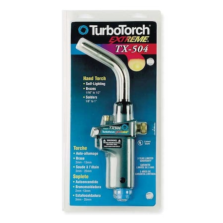 TurboTorch 0386-1293 TX504 Self-Lighting Brazing and Soldering Torch