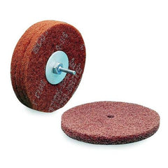 3M 7010365092 High Strength Disc 8 in x 1/2 in Very Fine Aluminum Oxide 3000 rpm Maroon