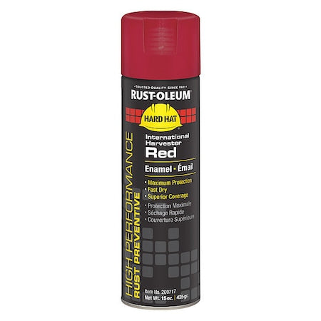 Rust-Oleum 209717 V2100 System Farm Equipment Spray Paint 20-Ounce International Harvester Red 6-Pack