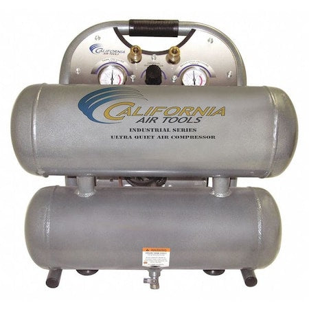 California Air Tools 4610ALFC Ultra Quiet Oil-Free Industrial 4.6 gal 1-HP w/Al Tank