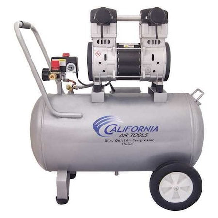 California Air Tools 15020C-22060 Ultra Quiet Oil-Free Air Compressor 2-HP 220V 15 gal