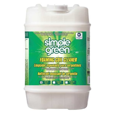 Simple Green 0100000104005 Condenser or Evaporator Cleaner 5 Gal