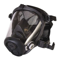 Honeywell North RU65002L Full Face Respirator, L, Threaded, Headnet