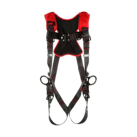 3M Protecta 1161441 Full Body Harness, Vest Style, 2XL, Polyester, Black