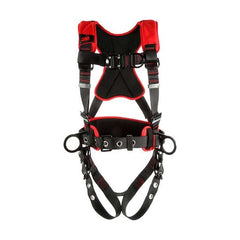 3M Protecta 1161225 Full Body Harness Vest Style M/L Polyester Black