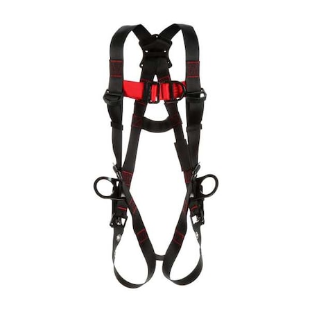 3M Protecta 1161508 Vest-Style Positioning Climbing Harness XL Polyester Black