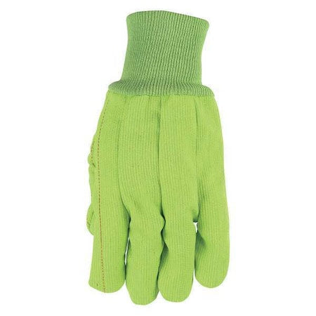 MCR Safety 9018CDG Corded Double Palm High Visibility Gloves Large 1-Pair