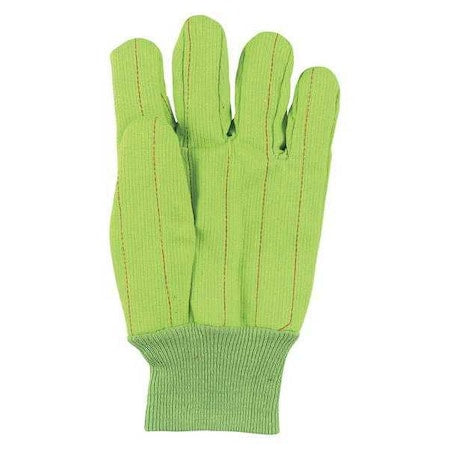 MCR Safety 9018CDG Corded Double Palm High Visibility Gloves Large 1-Pair