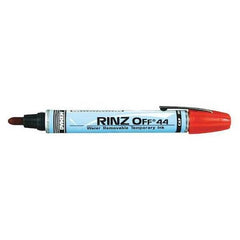 Dykem 44106 Rinz Off 44 Red Broad Tip Markers Pack of 12