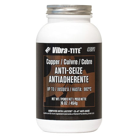 Vibra-Tite 90716 Anti Seize Compound 16 oz Copper