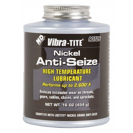 Vibra-Tite 90726 Anti Seize Compound Jar 16 oz Silver