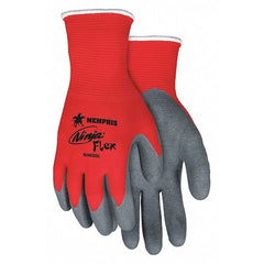 Mcr Safety VPN9680-XL Latex Coated Gloves Palm Coverage Red/Gray XL PR