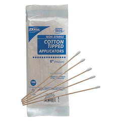 First Aid Only 90933 Cotton Tipped Applicator 6 Inches 100 Pack