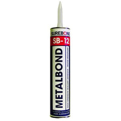 Surebond SB-12 Metal Bond Sealant 10.3 oz Cartridge Aluminum Gray