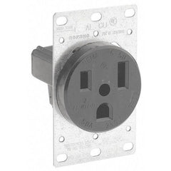 Leviton 5374-S00 50 Amp 250 Volt Flush Mounting Receptacle NEMA 6-50R