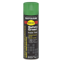 Rust-Oleum V2133838 High Performance V2100 System Rust Preventive Enamel Spray Paint Safety Green 6-Pack