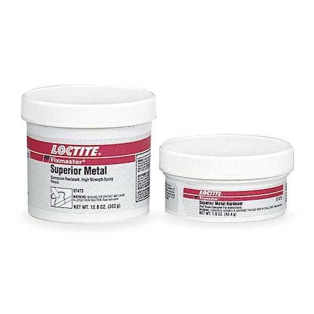 Loctite 209822 Fixmaster Superior Metal, 1 lb, Kit, Dark Grey