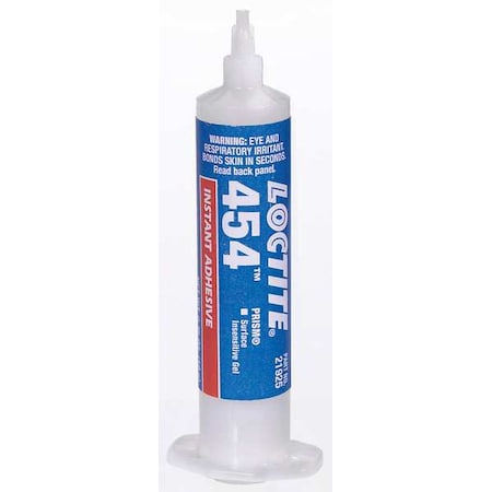 Loctite 231346 454 Prism Instant Adhesive Surface Insensitive Gel 10 g Tube Clear