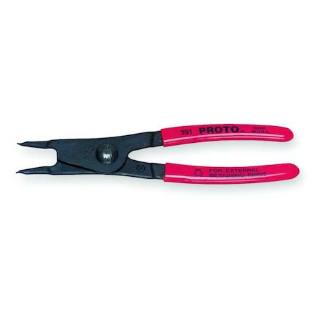 Proto J391 Retaining Ring Pliers 0.038 In Tip 0 Deg