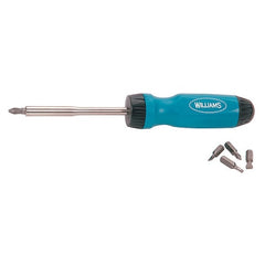 Williams WRS-1 Ratcheting Multi-Bit Screwdriver