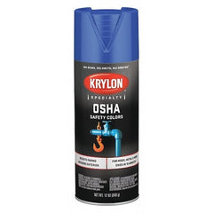 Krylon K02416777 OSHA Safety Color Spray Paint 12 oz Fill Aerosol Can Safety Blue Gloss