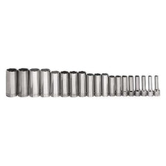 Williams MSBD-19HRC 3/8 Drive Metric Deep Socket Set