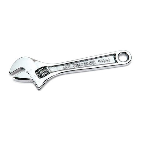 Williams 13406A Chrome Adjustable Wrench 6 Inch