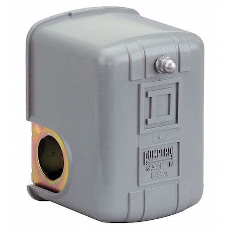 Square D 9013GHG2J29 Pressure Switch 40/200 psi DPST 75 On 100 Off