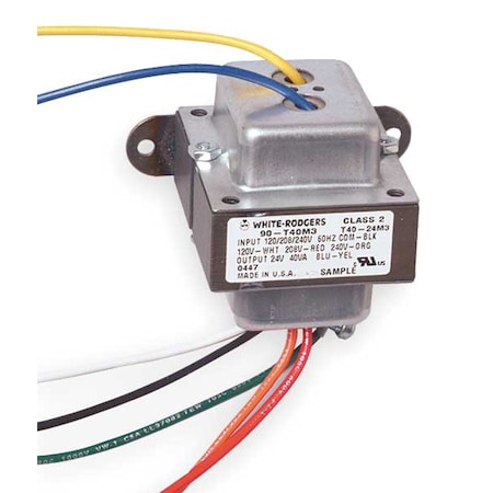 White-Rodgers 90-T40M3 Transformer 40VA 24V Output Multi-Mount