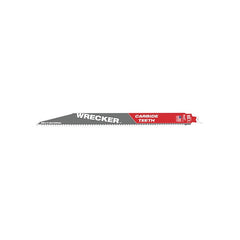 Milwaukee 48005243 12 6 TPI The Wrecker with Carbide Teeth SAWZALL Blade 1PK