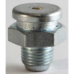 Alemite A1184 Standard Button Head Fitting Straight 1/8 Male PTF